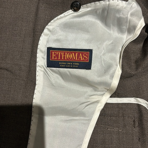 Pure wool (S130) brown sport coat - Picture 5 of 9